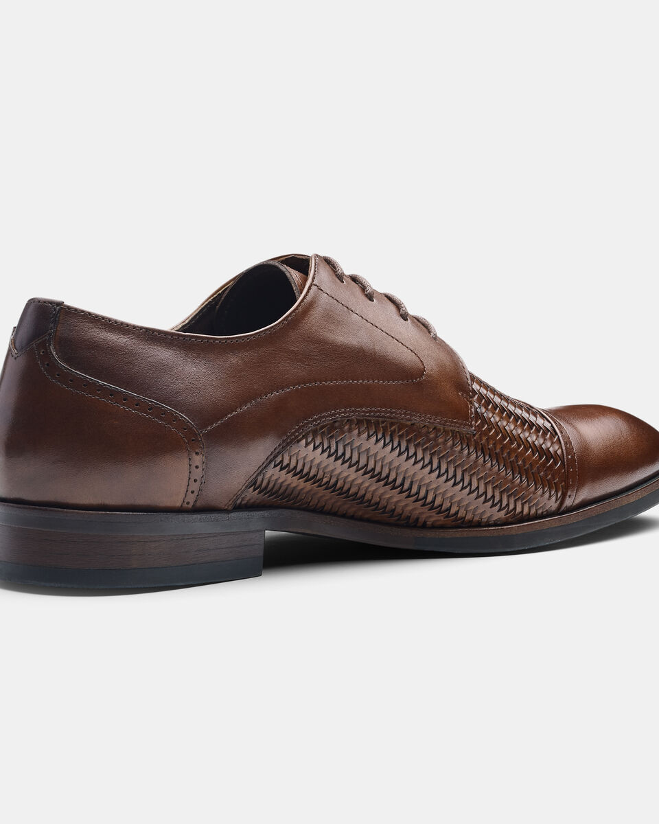 Cammron Leather Derby Shoe, Whiskey, hi-res